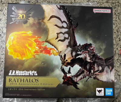 Bandai Monster Hunter S.H.Monsterarts Rathalos 20th Anniversary Action Figure-image