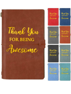  Journal Leather Bound Notebooks 4.7 × 7.9 in.-image