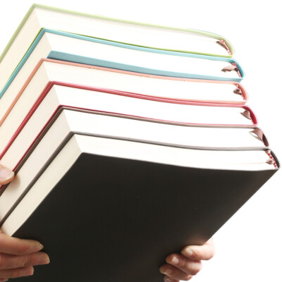 Thick 400 Pages PU Leather Journal A4 Notebook Lined Paper Writing Diary Planner-image