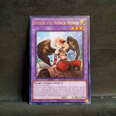 Munin the Runick Wings MP23-EN250 25th Anniversary Tin: Dueling Heroes Mega Pack-image