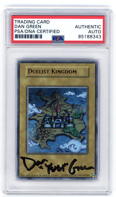PSA Signed Dan Green Duelist Kingdom Yugi's Legendary Decks Limited Edition-image