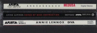 + Lot 3 CD Annie Lennox: Medusa, Diva, Songs of Mass Destruction-image