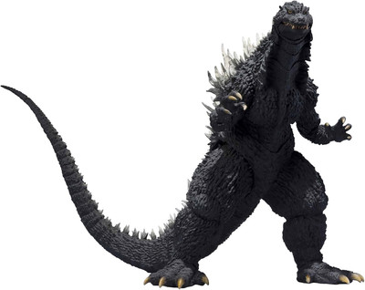 S.H.MonsterArts Godzilla x Mechagodzilla Figure (2002) - 155mm PVC & ABS,-image