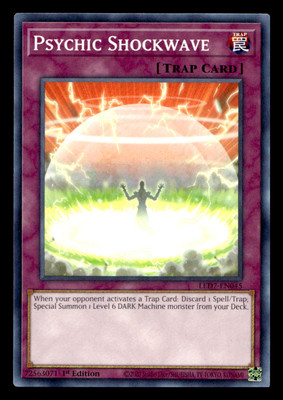 Yugioh Legendary Duelists: Rage of Ra #LED7-EN045 Psychic Shockwave-image