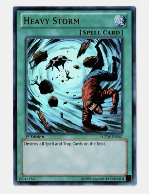 Yugioh Heavy Storm LCYW Ultra Rare 1st Edition Card NM-image