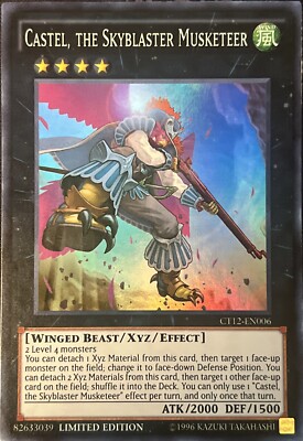 Castel, the Skyblaster Musketeer CT12-EN006 Limited Edition Super Rare LP-image