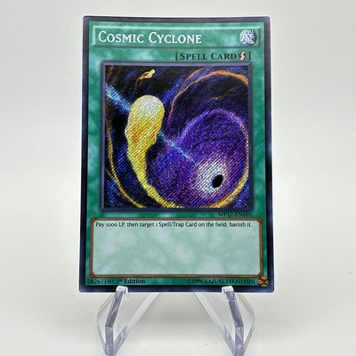 Cosmic Cyclone Secret Rare 1st Edition 2017 Mega-Tins Mega Pack #MP17-EN105-image
