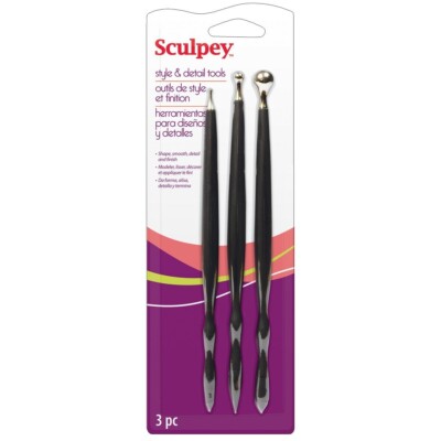 Sculpey Clay Tools Style & Detail Tools - 3pc - ASSD01 - NEW-image