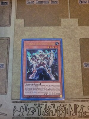 YUGIOH TCG ELEMENTAL HERO SOLID SOLDIER CT15-EN003 ULTRA LIMITED EDITION -image