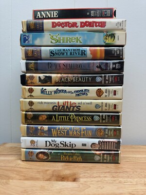 Family VHS Movies - Take your pick or take them all!  Offers Welcome!-image