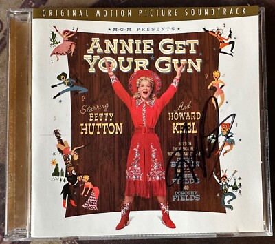 Annie Get Your Gun HOWARD KEEL Autographed CD  Signed Movie soundtrack MGM film-image