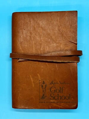 RUSTICO Leather 3.5” x 5.25” Notebook – Byron Nelson Golf School Four Seasons –-image