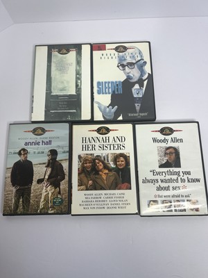 Woody Allen DVD Lot of 5 Sleeper, Annie Hall, Hannah Sisters Everything Know Sex-image