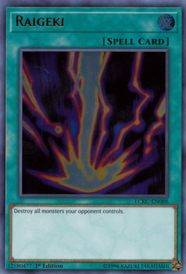YUGIOH Raigeki : LCKC-EN088 : UR 1st-ED NM-image