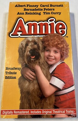 ANNIE (VHS 1997) Broadway Tribute Edition Family Movie Watermarked NEW SEALED-image