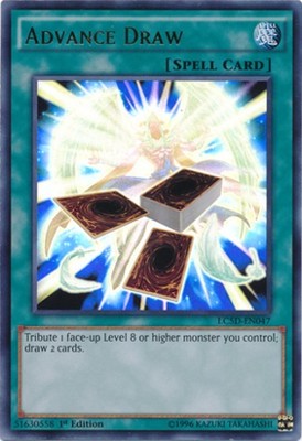 Advance Draw - LC5D-EN047 - Ultra Rare - 1st Edition - Heavily Played-image