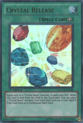 Crystal Release - LCGX-EN169 - Ultra Rare - 1st Edition x1 - Moderately Played-image