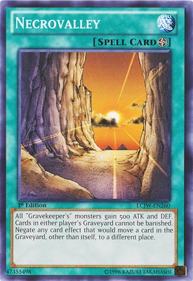 Moderately Played Necrovalley - LCJW-EN260 - Common - 1st Edition - YuGiOh -image