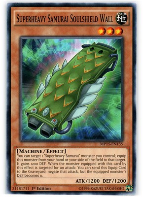 Superheavy Samurai Soulshield Wall - MP15-EN135 - Common - 1st Edition - Moderat-image