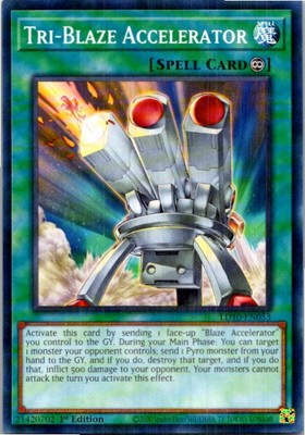 Tri-Blaze Accelerator #LD10-EN053 Yugioh Lightly played 1st Edition-image