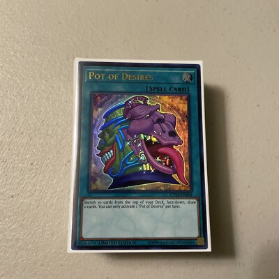 Yu-Gi-Oh! TCG Pot Of Desires 2017 Mega-Tins Promos Ct14-En004 Limited Edition...-image