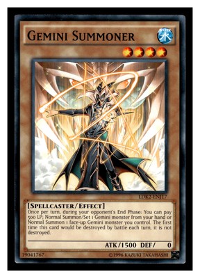 2016 Yu-Gi-Oh! #LDK2-ENJ17 Gemini Summoner-image