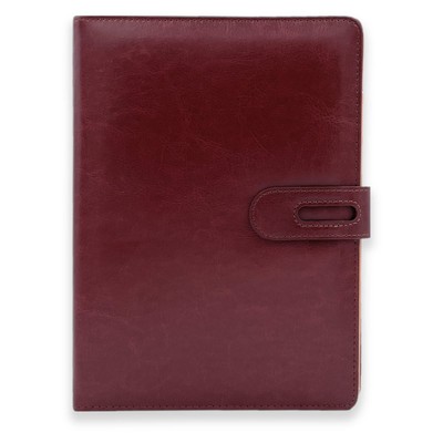 Mt'S Shop System Notebook A5 Pu Leather Cover 6 Holes Ring Ruled 90 Pages Refil_-image