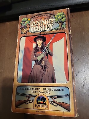 Annie Oakley VHS 1987 Playhouse Video Jamie Lee Curtis Classic Vintage Movie-image