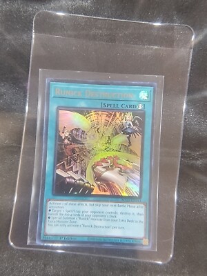 Runick Destruction MP23-EN243 25th Anniversary Tin: Dueling Heroes Mega Pack 1st-image
