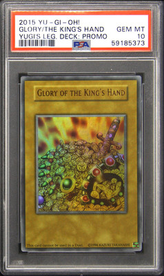 2015 Yu-Gi-Oh! Holo Glory Of The King's Hand Ultra Rare PSA 10 Gem Mint-image