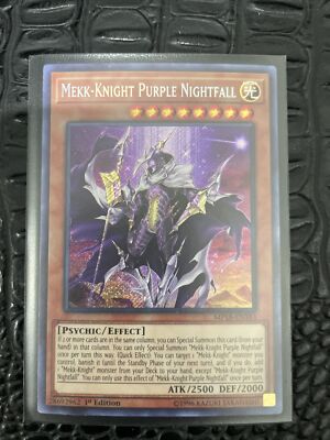 Yu-Gi-Oh! TCG Mekk-Knight Purple Nightfall 2018 Mega-Tin Mega Pack MP18-EN183 NM-image