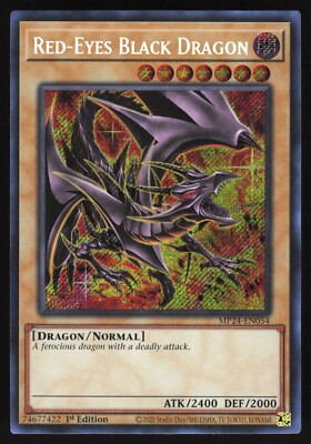 Red-Eyes Black Dragon ALT ART - MP24-EN054 MISPRINT Secret Rare Yugioh US Print-image