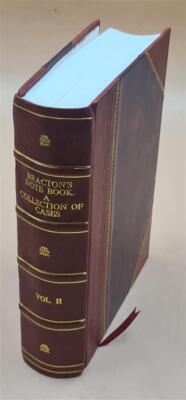 Bracton'S Note Book : A Collection Of Cases Decided In The King' [Leather Bound]-image