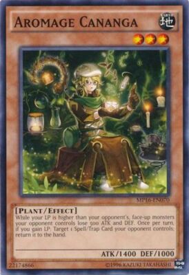Yugioh! LP Aromage Cananga - MP16-EN070 - Common - Unlimited Edition Lightly Pla-image
