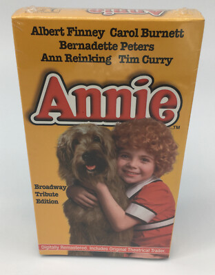 ANNIE (VHS 1997) Broadway Tribute Edition Family Movie NEW SEALED Watermarked-image