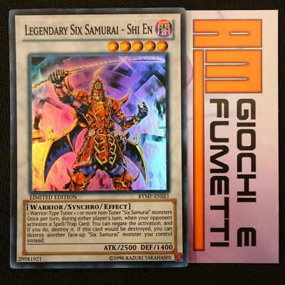 LEGENDARY SIX SAMURAI - SHI EN in English YUGIOH rarity SUPER yu-gi-oh! DEAL-image