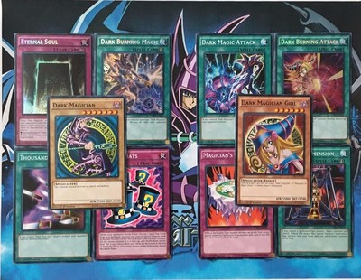 Dark Magician 10 Card Set [LDK2-ENY] Eternal Souls, Dark Magician Girl, YuGiOh-image