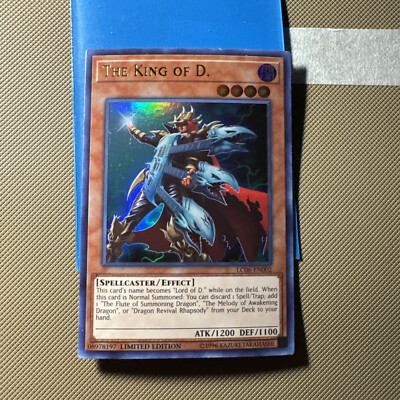 Yu-Gi-Oh! The King of D. LCKC-EN107 Near Mint Limited-image