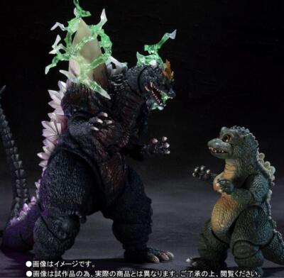 S.H. MonsterArts Space Godzilla & Little Godzilla Special Color Figure BANDAI JP-image