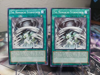 2x Yugioh! The Monarchs Stormforth - 1st Edition-image