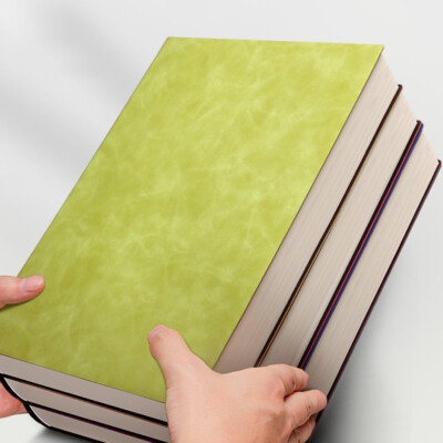 Thick PU Leather Journal A4 Notebook Lined Paper Writing Diary Planner 418 Pages-image