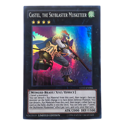 Yu-Gi-Oh! 1x Castel, the Skyblaster Musketeer CT12-EN006 2015 Limited Edition NM-image
