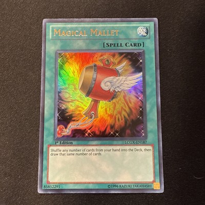 Magical Mallet LCGX-EN187 Yu-Gi-Oh Legendary Collection 2-1st Edition 1st...-image