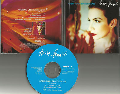 Eurythmics ANNIE LENNOX Walking on Broken SINGLE MIX PROMO radio DJ CD single -image