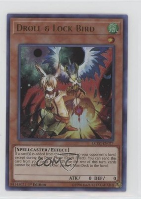 2018 Yu-Gi-Oh! - Legendary Collection Kaiba 1st Edition Droll & Lock Bird 4ib-image