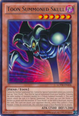 1X NM Toon Summoned Skull - LCYW-EN106 - Rare Unlimited Legendary Collection 3-image