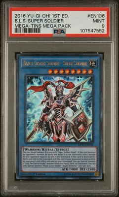 Black Luster Soldier - Super Soldier MP16-EN136 -1st Edition PSA 9-image