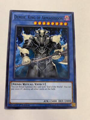 Demise, King of Armageddon MP18-EN232 2018 Mega-Tins Mega Pack 1st Edition-image