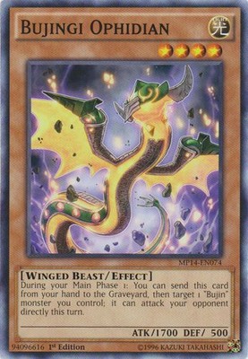 Bujingi Ophidian - MP14-EN074 - Common - 1st Edition - Lightly Played-image