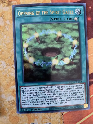 ( OPENING OF THE SPIRIT GATES ) - Ultra Rare - MP21-EN251 - 1st - NM - Yu-Gi-Oh-image